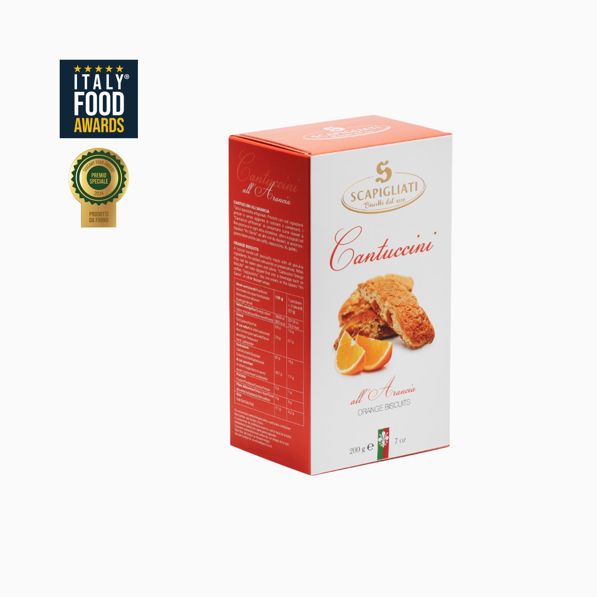 Cantuccini mit orange – toskana, 200 gr