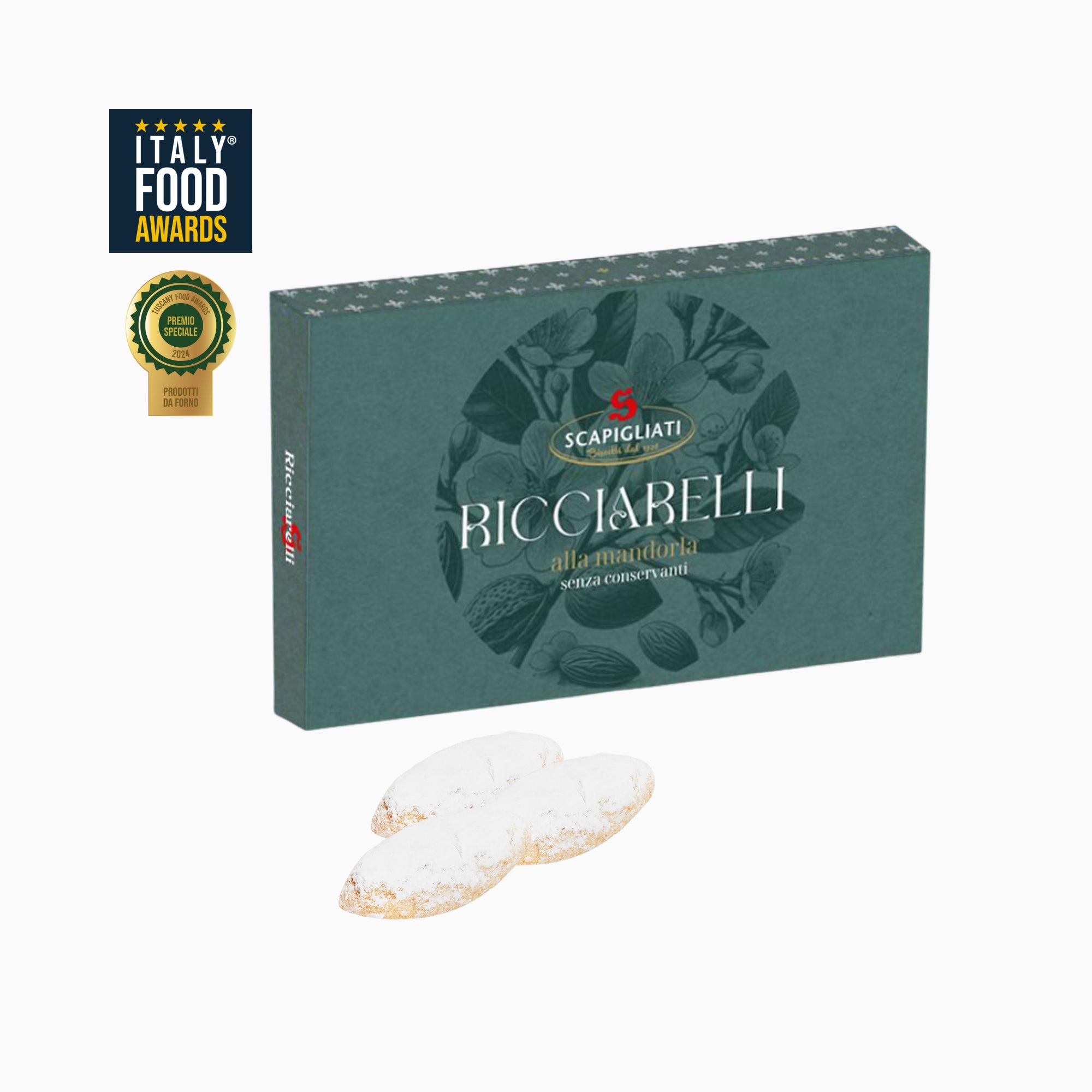 Ricciarelli – toskanisches mandelgebäck, 250 gr