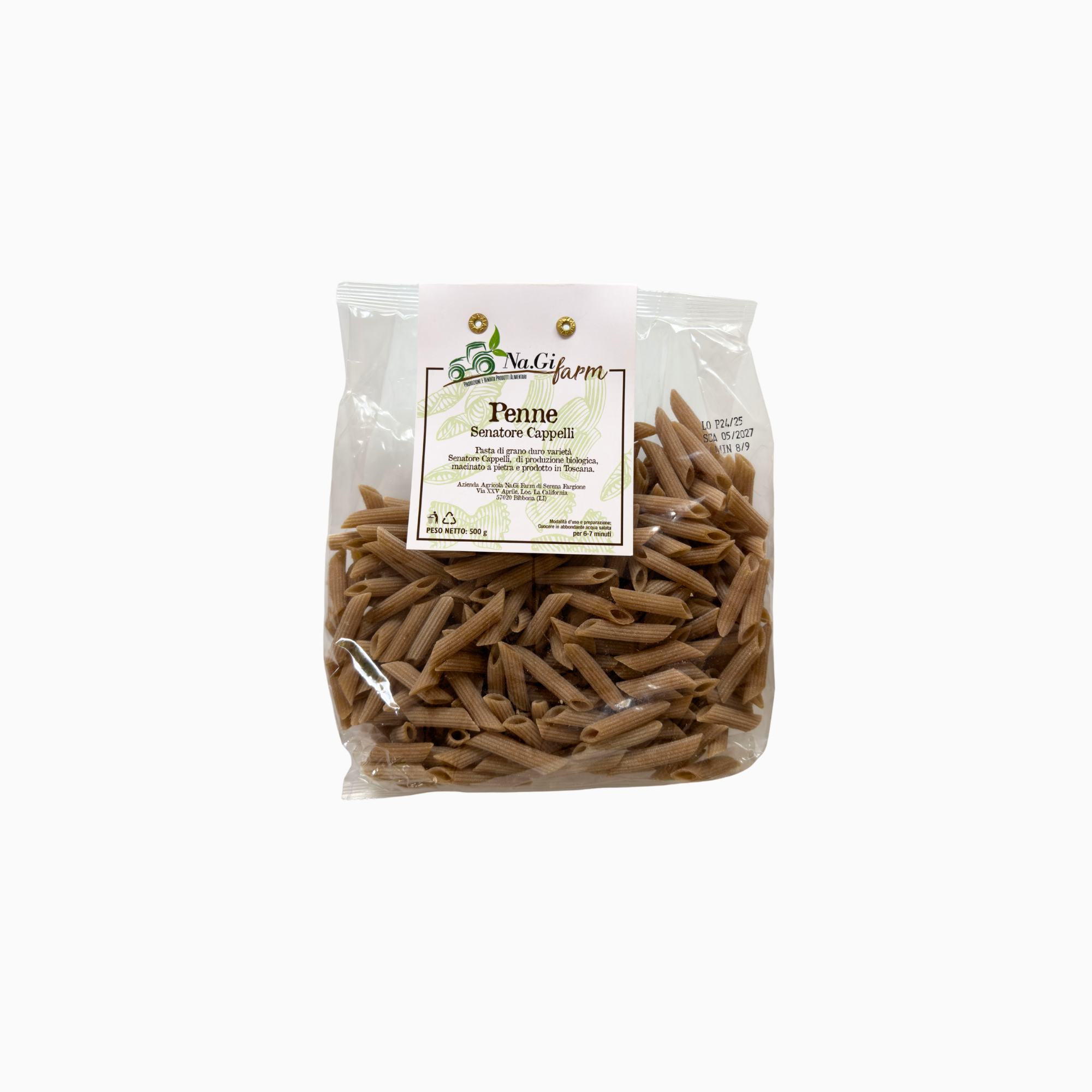 Penne – senatore cappelli hartweizen, bio, 500 gr