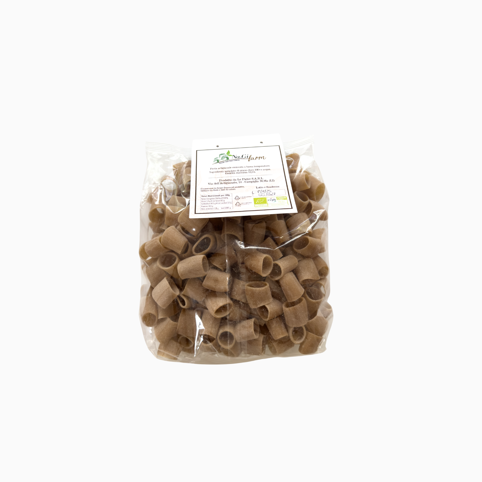 Calamarata – senatore cappelli hartweizen, bio, 500 gr