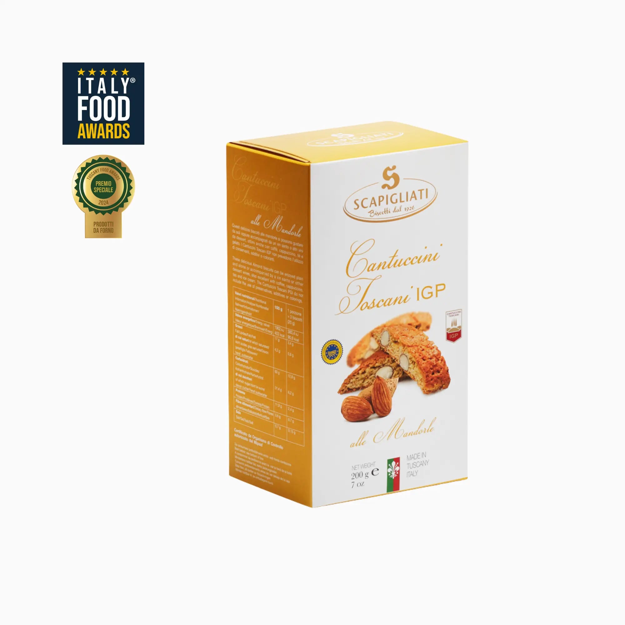 Cantuccini mit mandeln igp – toskana, 200 gr
