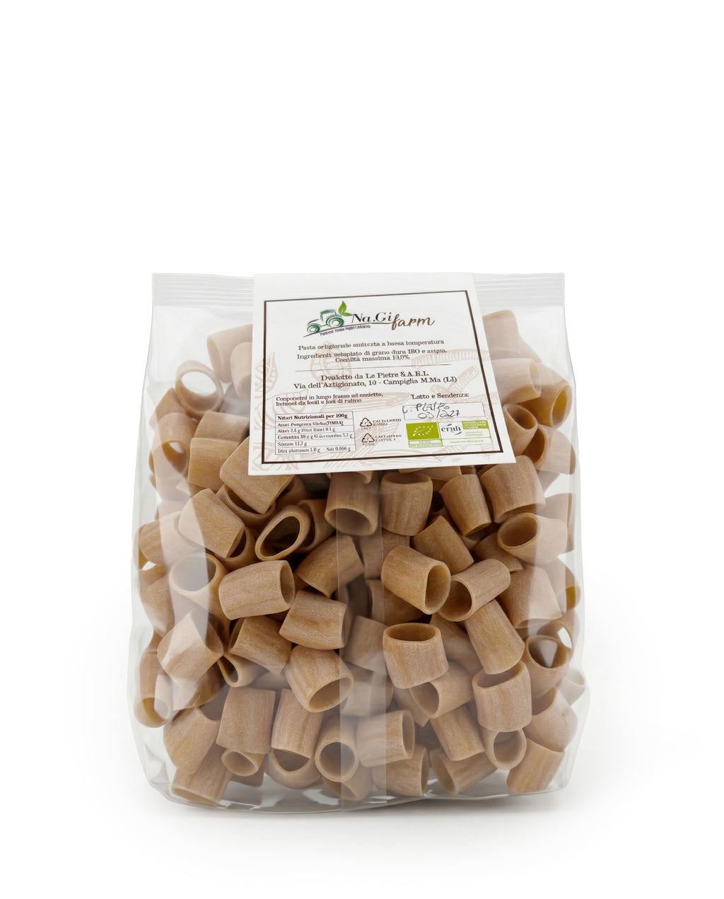 Calamarata – Bio-Pasta aus Senatore-Cappelli-Hartweizen, 500 g