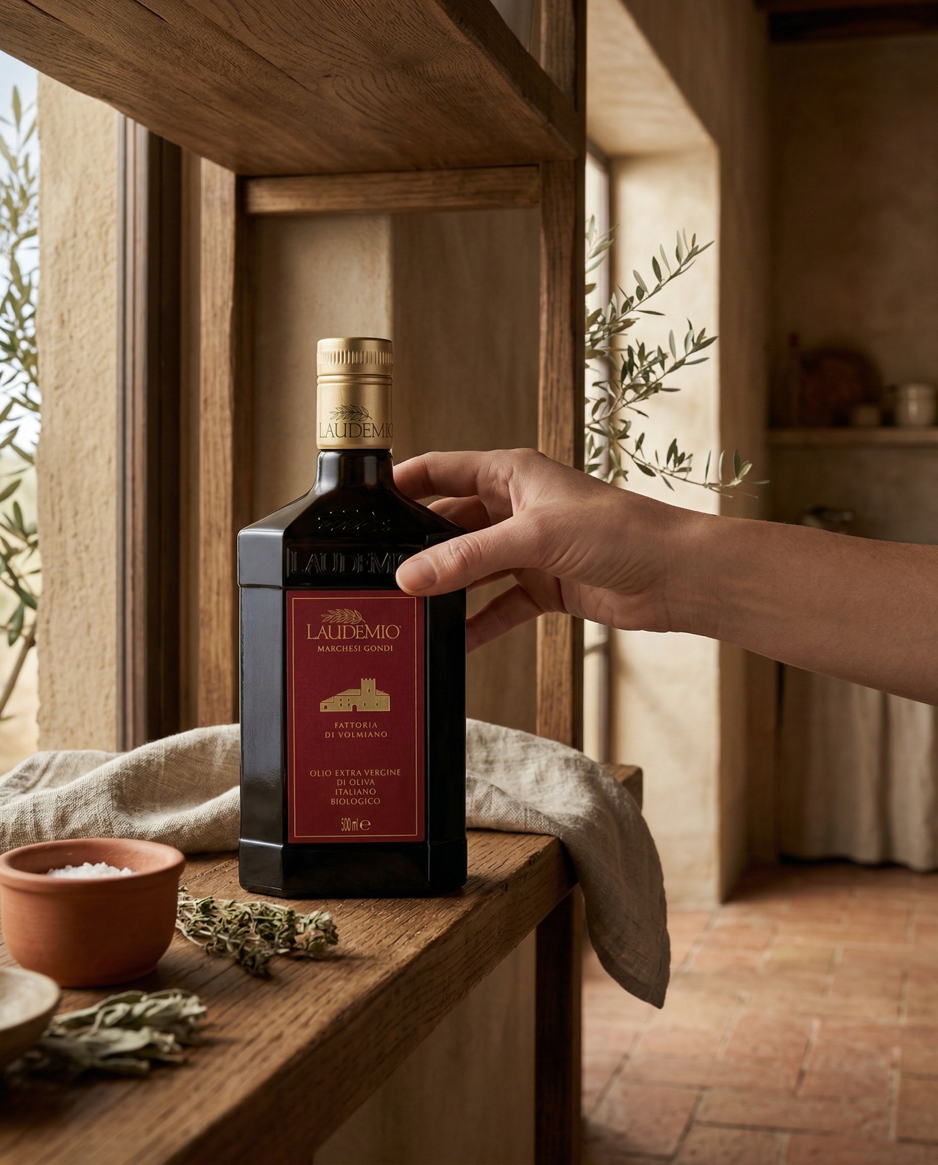 Laudemio – Natives Bio-Olivenöl Extra Vergine, Fattoria di Volmiano, 500 ml