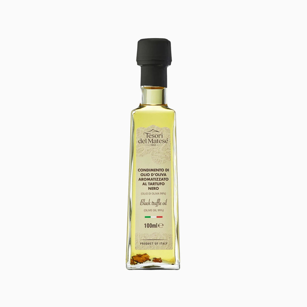 Olivenöl mit schwarzem trüffel – aromatisiertes gewürzöl, 100 ml