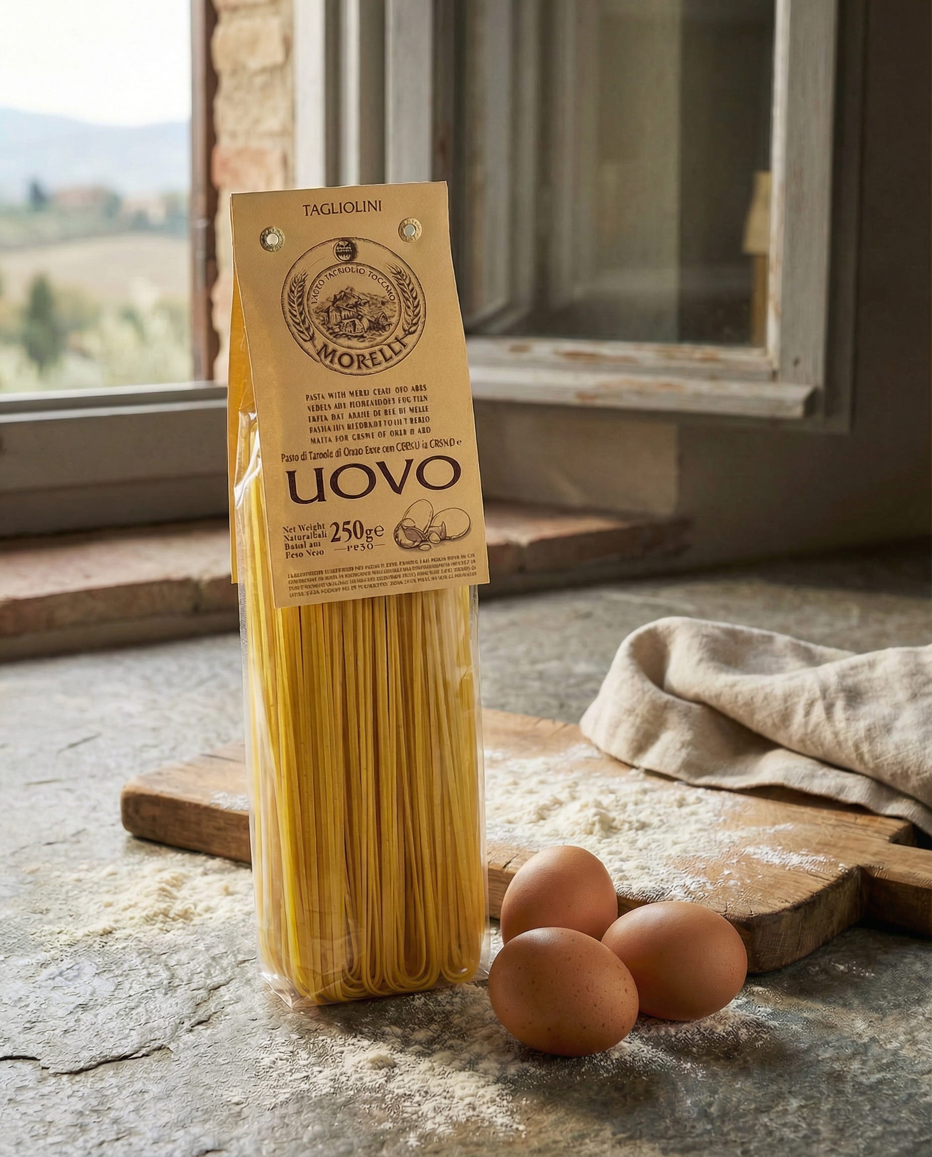 Eier-Tagliolini – Pasta mit Weizenkeimen, Pastificio Morelli, 250 g