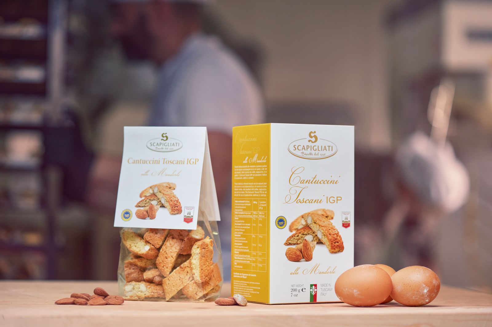 Cantuccini mit mandeln igp – toskana, 200 gr