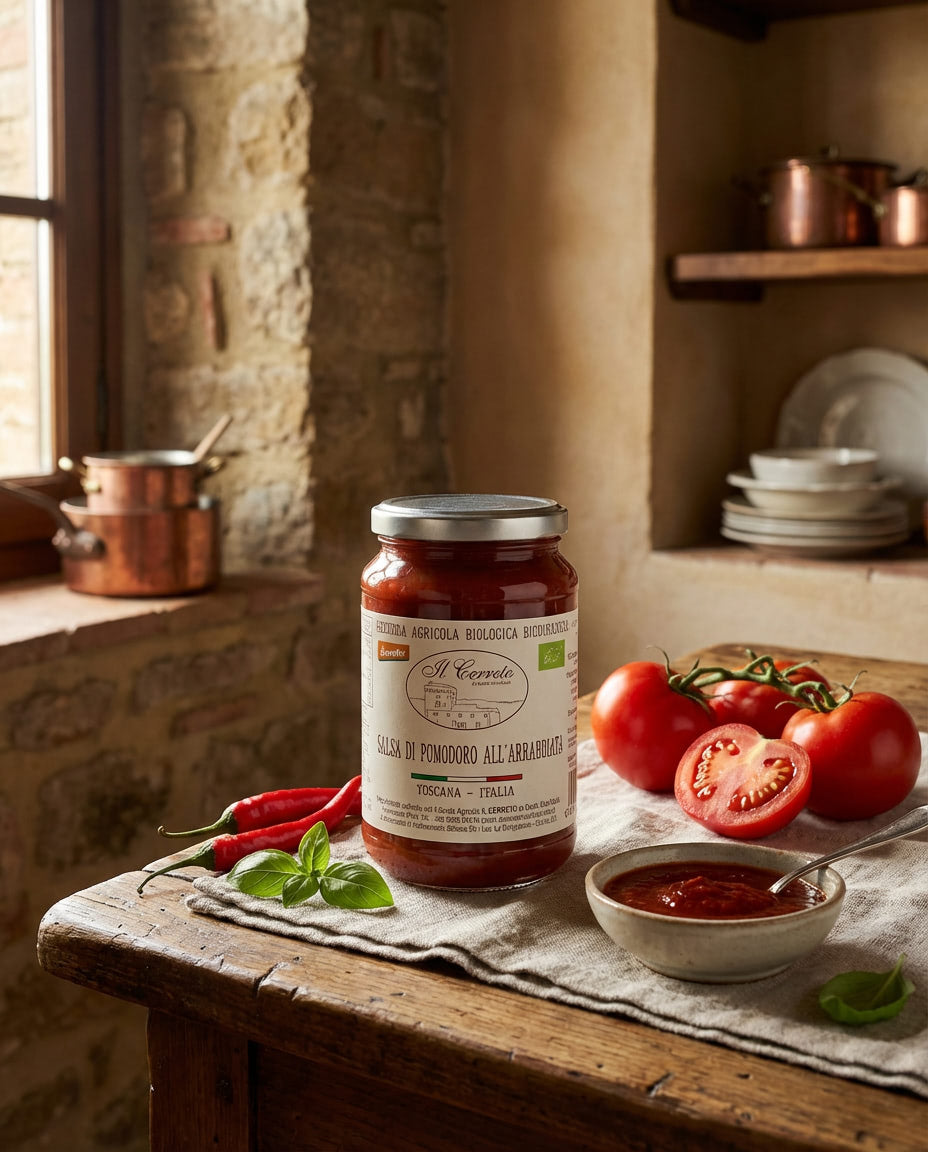 Bio-Arrabbiata-Sauce – Cerreto, 340 g