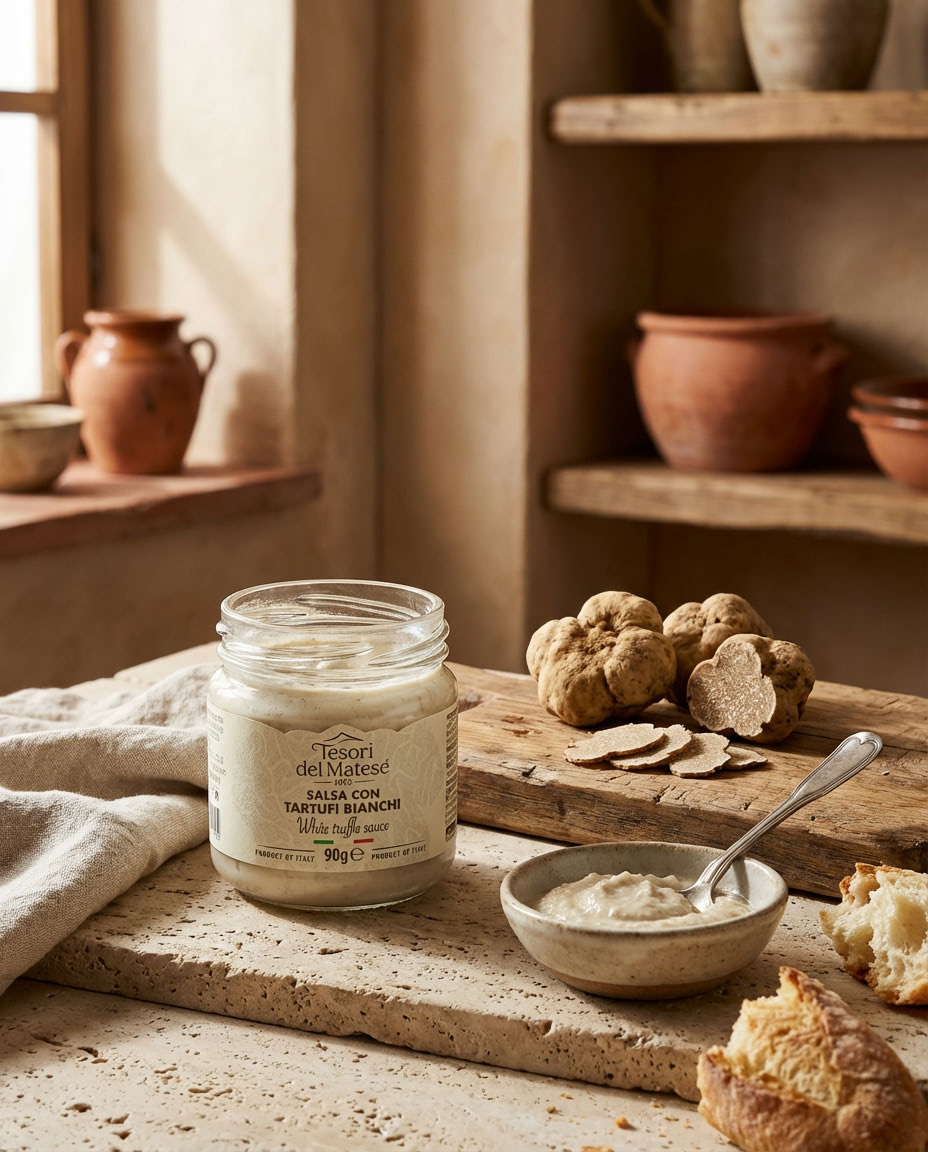 Trüffelcreme mit Weißem Trüffel – Tesori del Matese, 90 g
