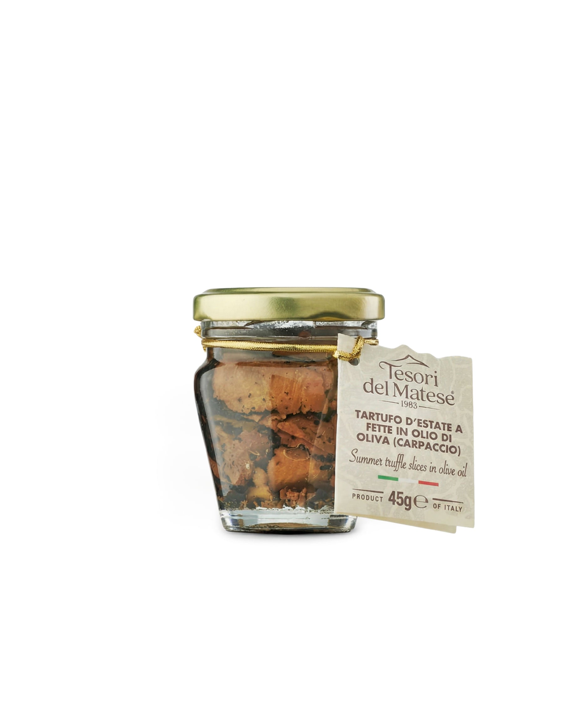 Trüffelsauce mit Sommertrüffel, Pilzen und Schwarzen Oliven – Tesori del Matese, 90 g