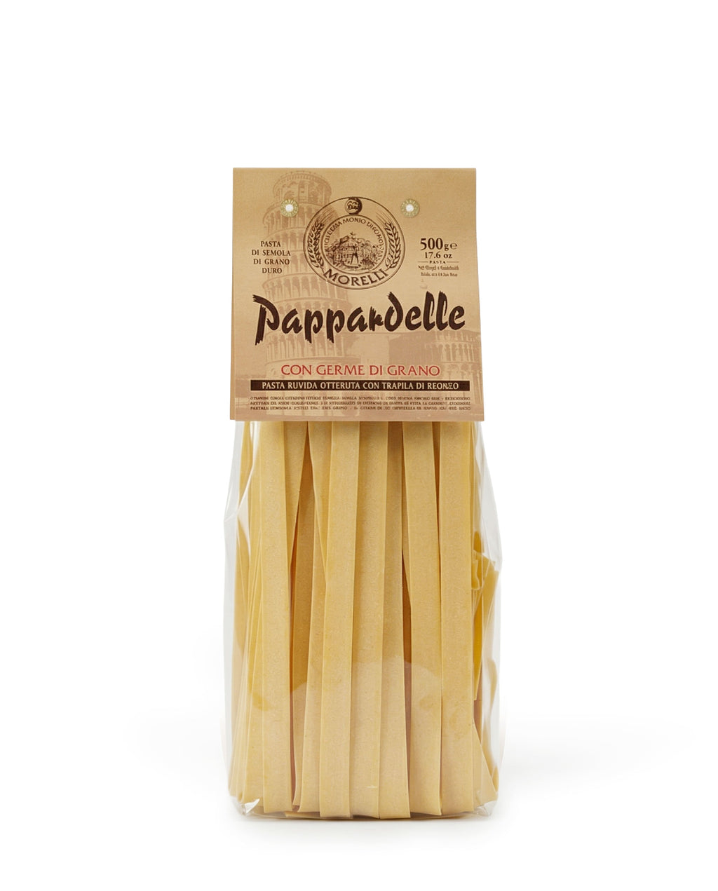 Pappardelle – Pasta mit Weizenkeimen, Pastificio Morelli, 500 g