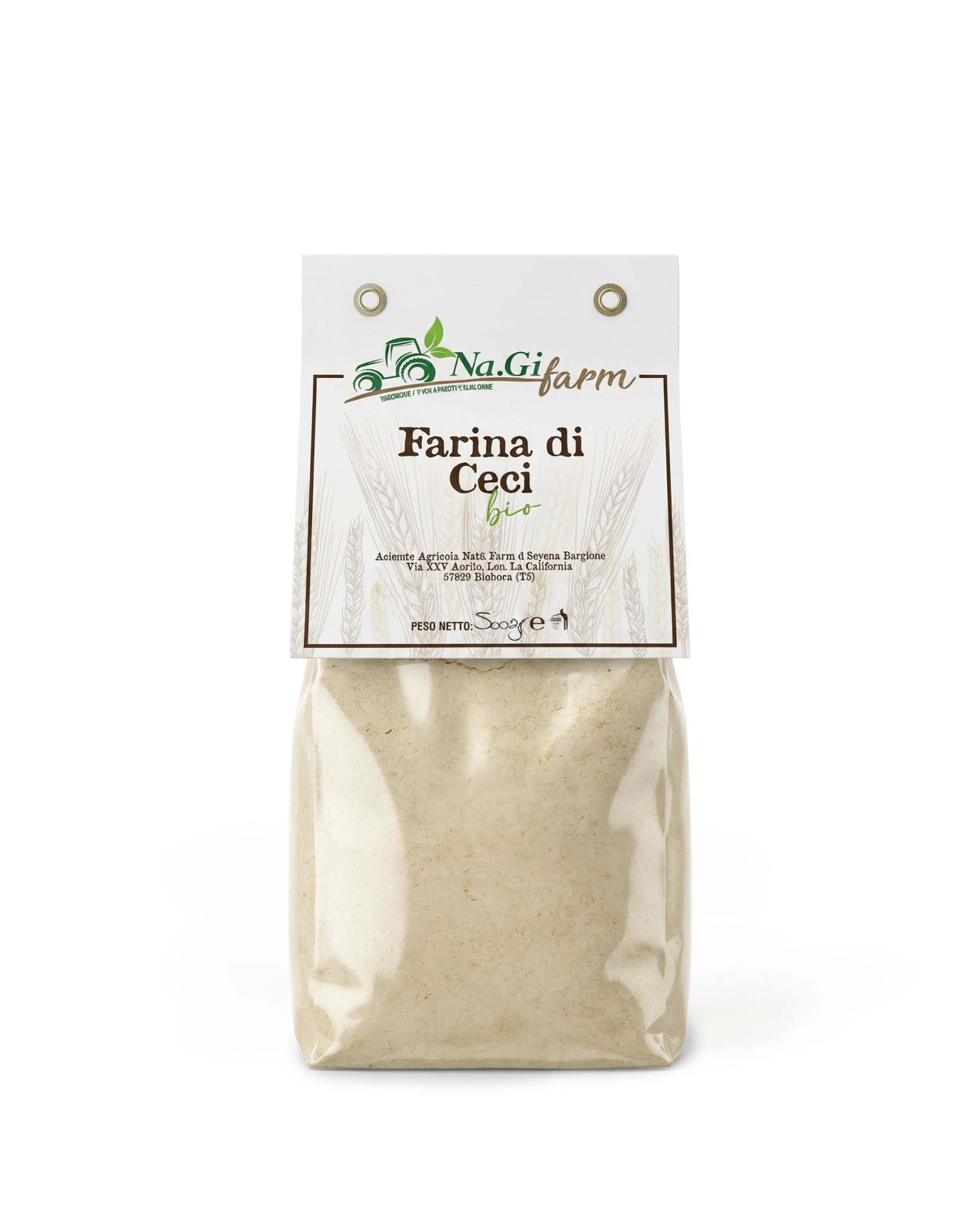 Bio-Kichererbsenmehl – Na.Gi Farm, 500 g