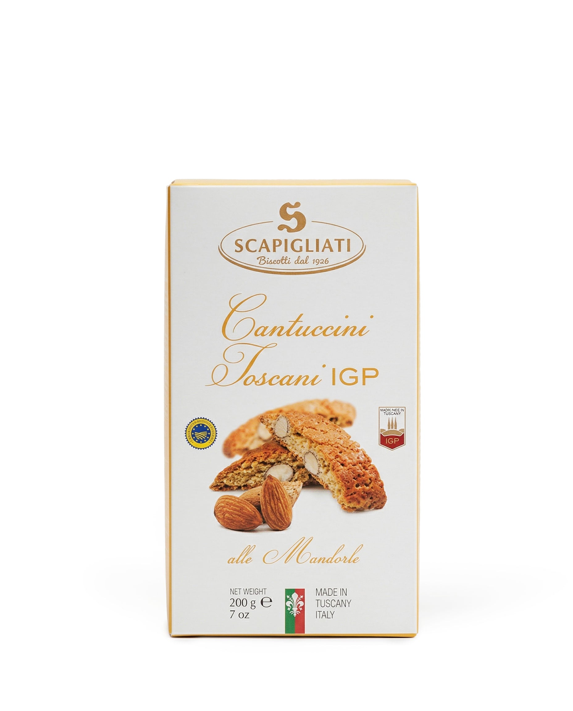 Cantuccini Toscani IGP mit Mandeln – Scapigliati, 200 g