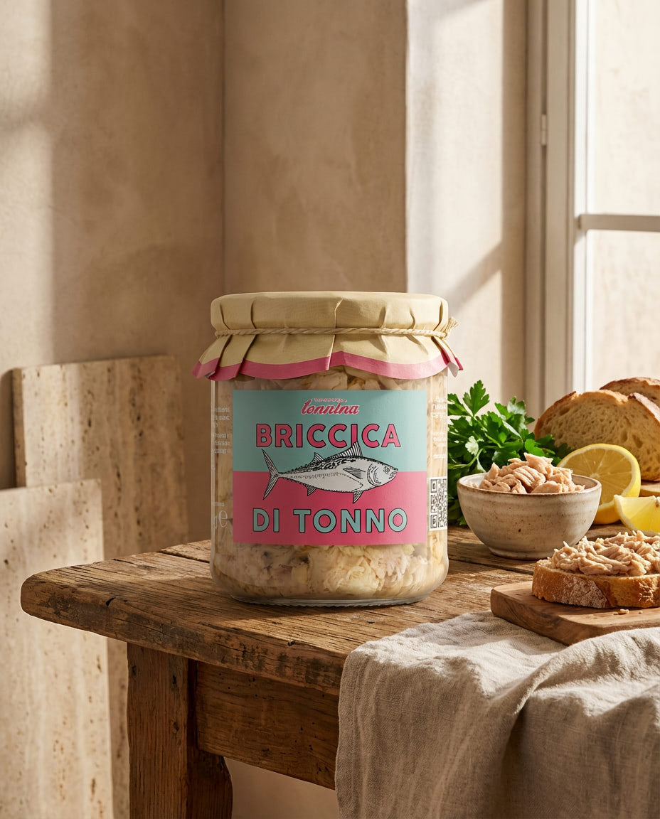 Briccica di Tonno in Olivenöl – Tonnina, 300 ml
