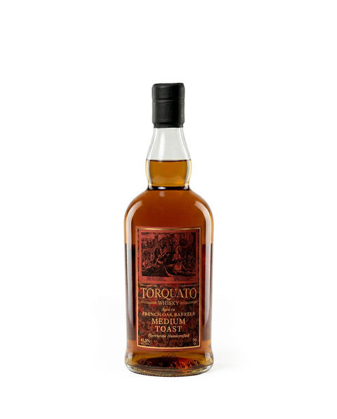 Whisky Torquato – Fermenthinks – foto del prodotto su sfondo chiaro, specialità toscana di Toscana Bella