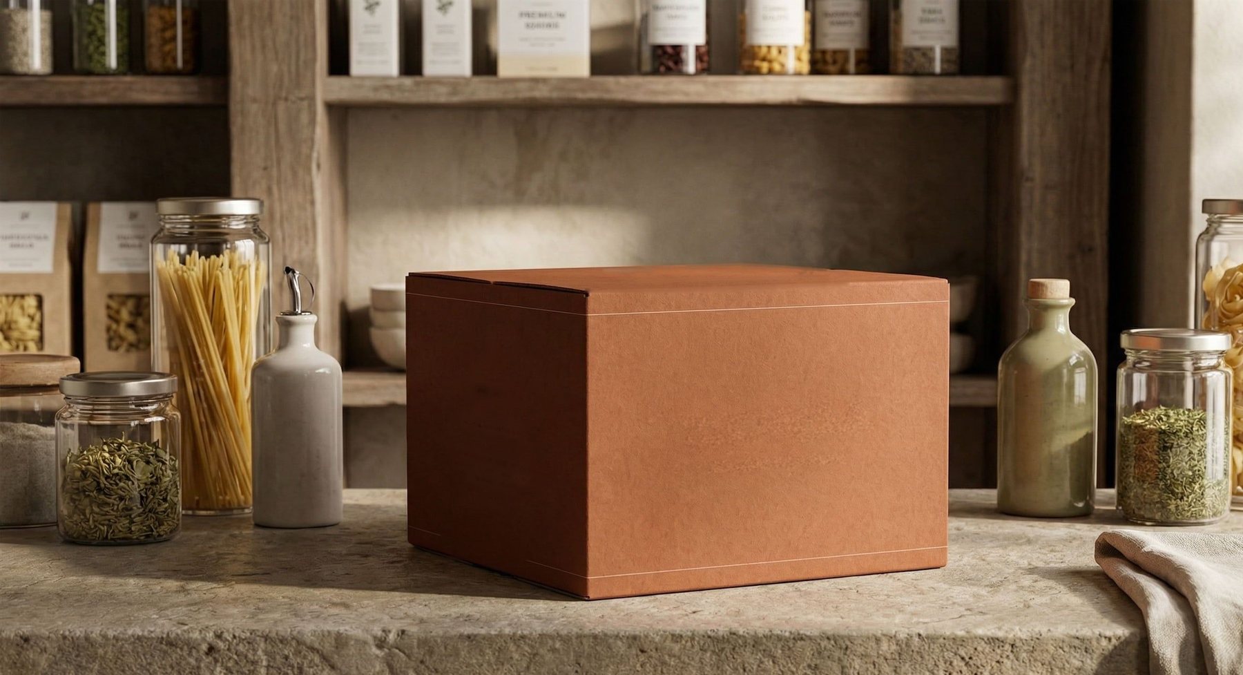 Box regalo Toscana Bella tra pasta, erbe aromatiche e olio d'oliva
