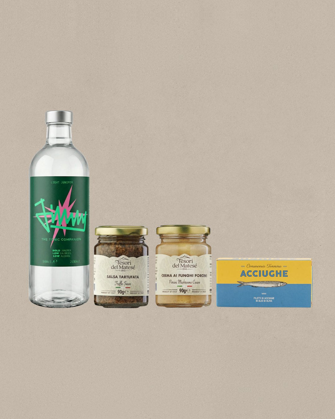 Box Aperitivo – foto del prodotto su sfondo chiaro, specialità toscana di Toscana Bella