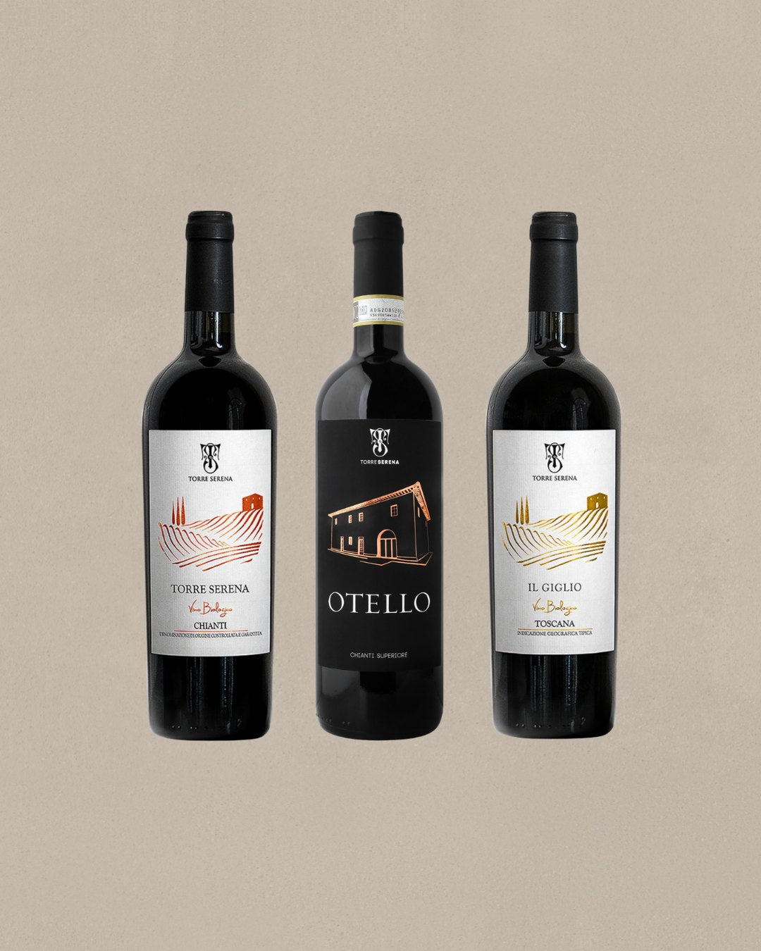 Wine Box – Torre Serena – foto del prodotto su sfondo chiaro, specialità toscana di Toscana Bella